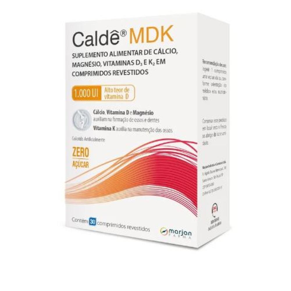 Cálcio Caldê Mdk 1000ui 30 Comprimidos Revestidos - 1