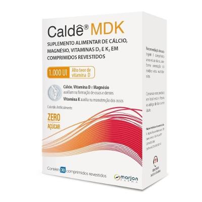 Cálcio Caldê Mdk 1000ui 30 Comprimidos Revestidos