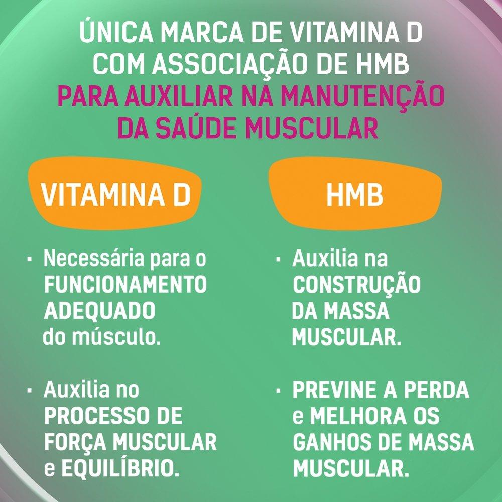 Vitamina D Addera + Muscular Hmb 2.000 Ui 60 Comprimidos Revestidos - 3