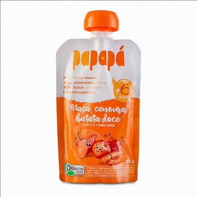 Papinha Papapá Maçã, Batata Doce E Cenoura 100g