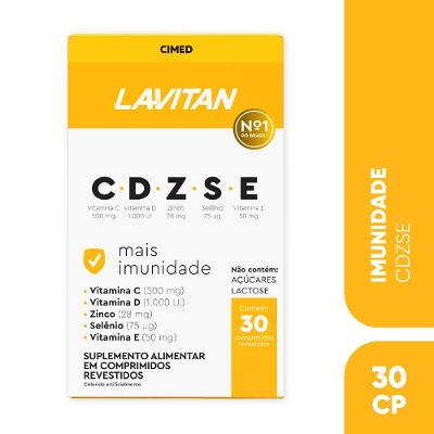Multivitamínico Lavitan Imunidade Cdzse Com 30 Comprimidos