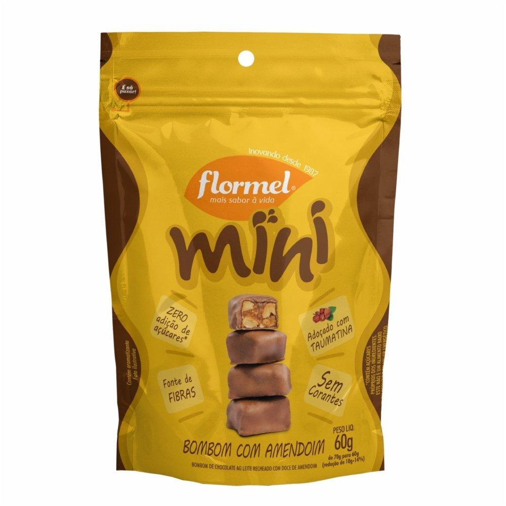 Bombom Flormel Mini Amendoim 60g - 1
