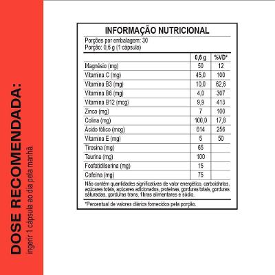Quero Concentração Vitamine-se Pote 30 Capsulas