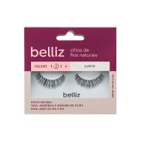 Cílios Postiços Belliz Fios Naturais Curto Volume 2 - 1