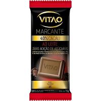 Chocolate Vitao Zero 40% Cacau Ao Leite 70g - 1