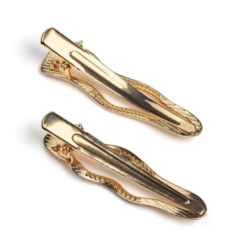 Kit Com 2 Presilhas De Metal Panvel New Classic Iconic Edition Dourado - 2