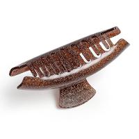 Piranha De Cabelo Acrílico Média Panvel New Classic Iconic Edition Glitter Marrom - 3