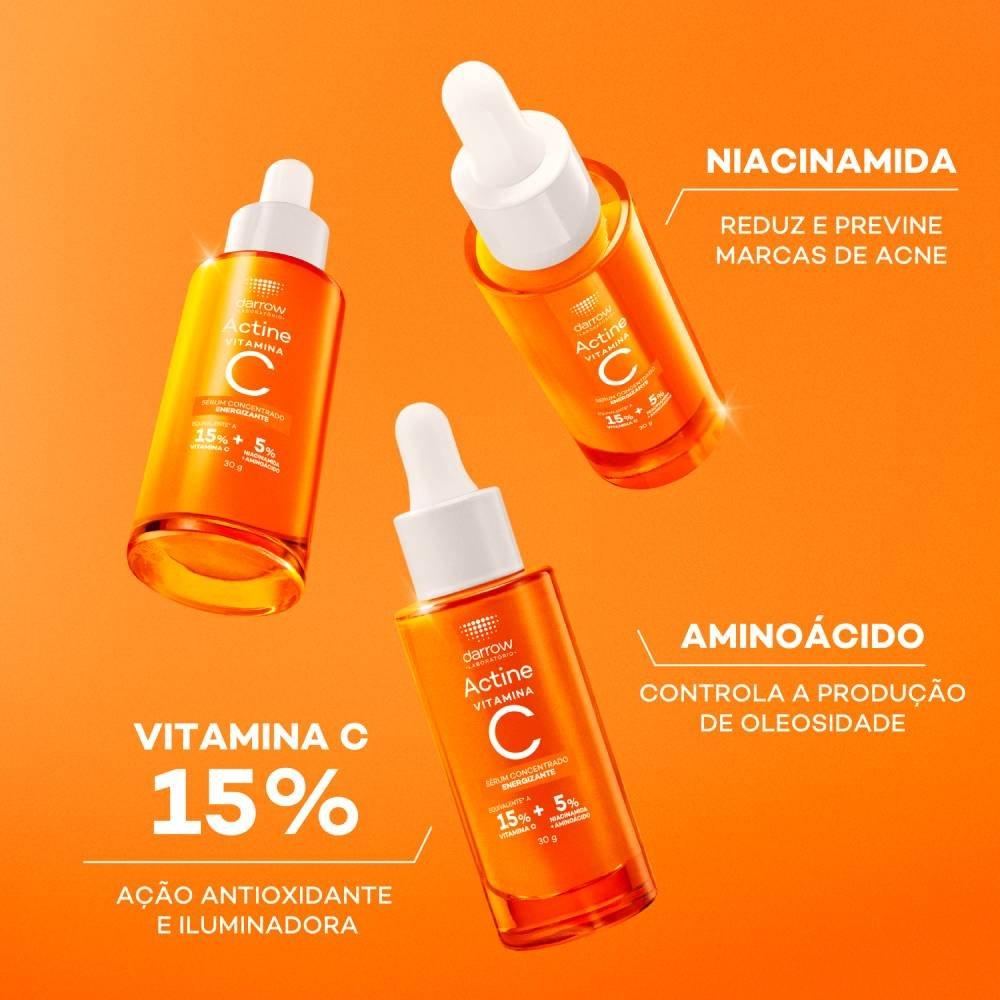 Sérum Facial Antioxidante Darrow Actine Vitamina C 15% 30g - 3