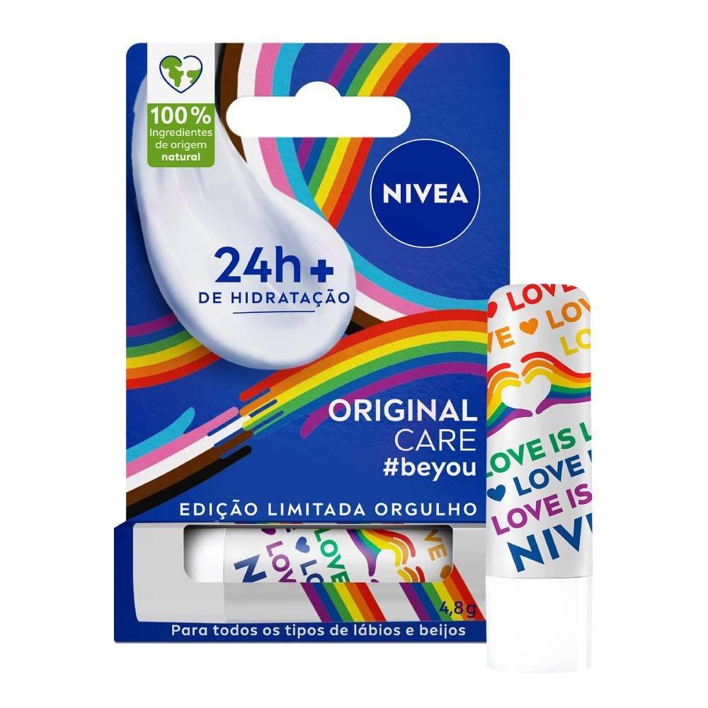 Hidratante Labial Nivea Original Care Orgulho 4,8g - 2