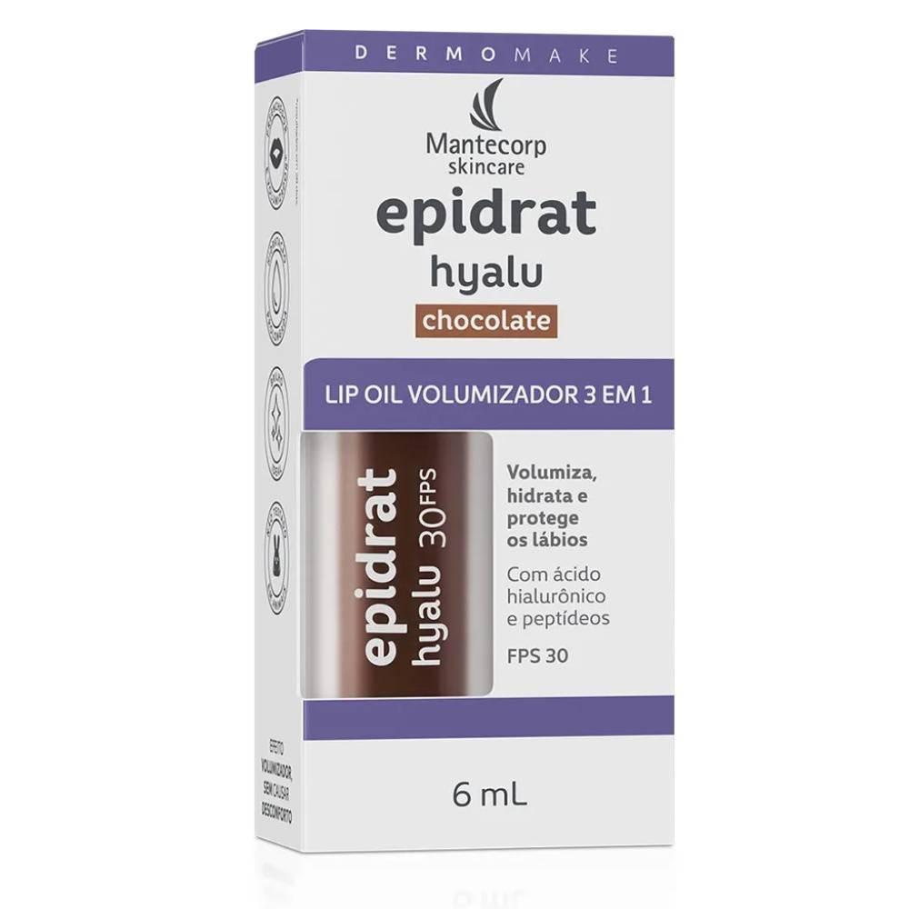 Hidratante Labial Epidrat Hyalu Lip Oil Chocolate Fps30 6ml - 2
