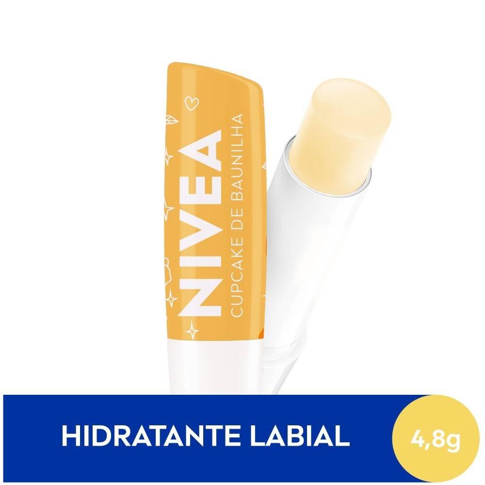 Hidratante Labial Nivea Disney Princesas Cupcake De Baunilha 4,8g - 2