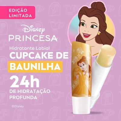 Hidratante Labial Nivea Disney Princesas Cupcake De Baunilha 4,8g
