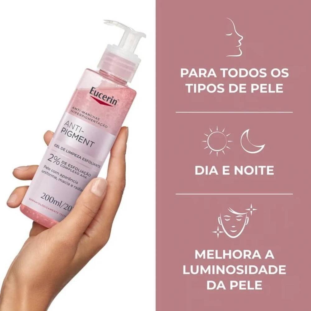 Gel De Limpeza Esfoliante Facial E Corporal Eucerin Anti-pigment 200ml - 2