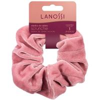 Elástico De Cabelo Lanossi Scrunchie Velvet Rose 1 Unidade - 1