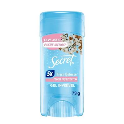Desodorante Antitranspirante Em Gel Secret Algodão 73g