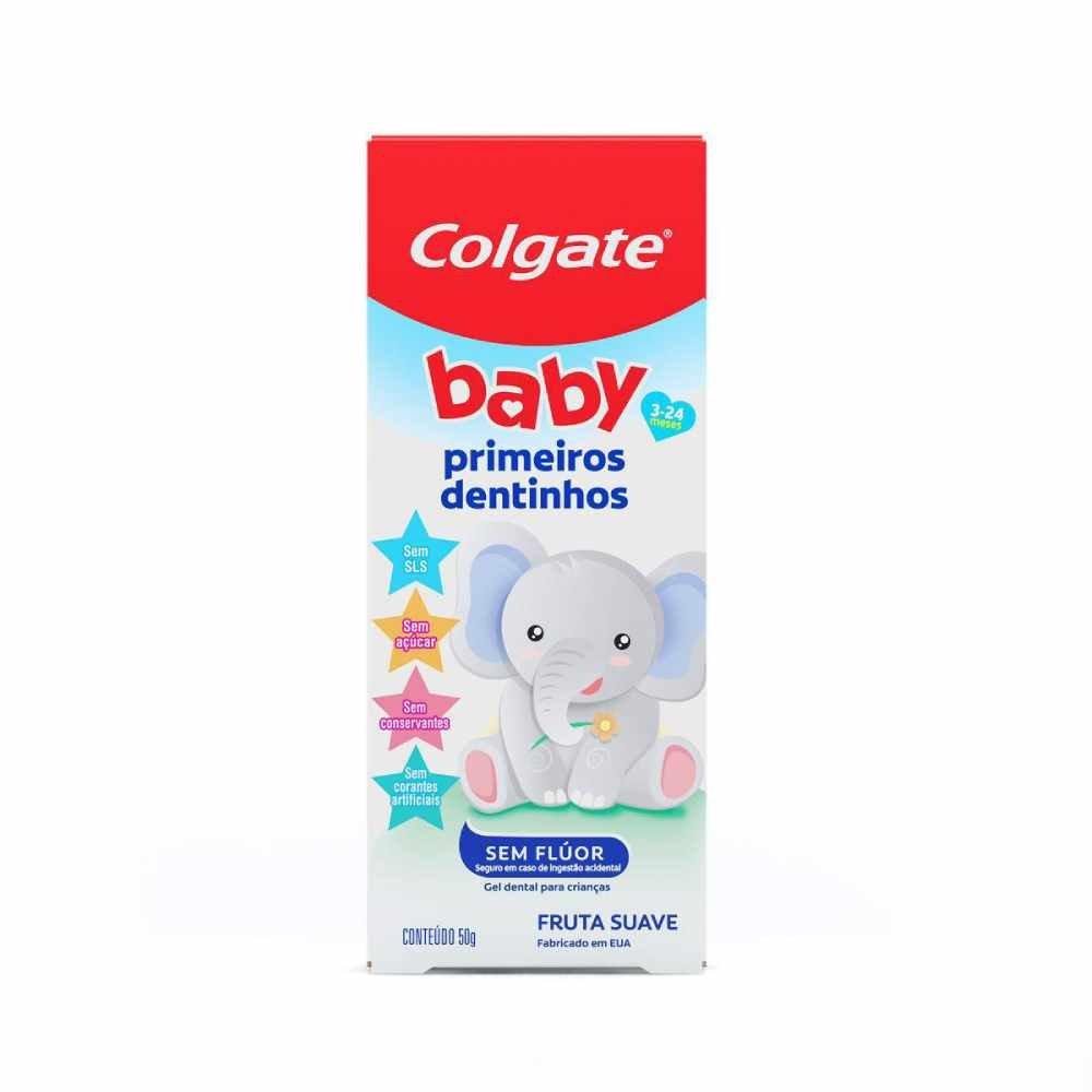 Creme Dental Infantil Colgate Baby Primeiros Dentinhos Sem Flúor 50g - 1