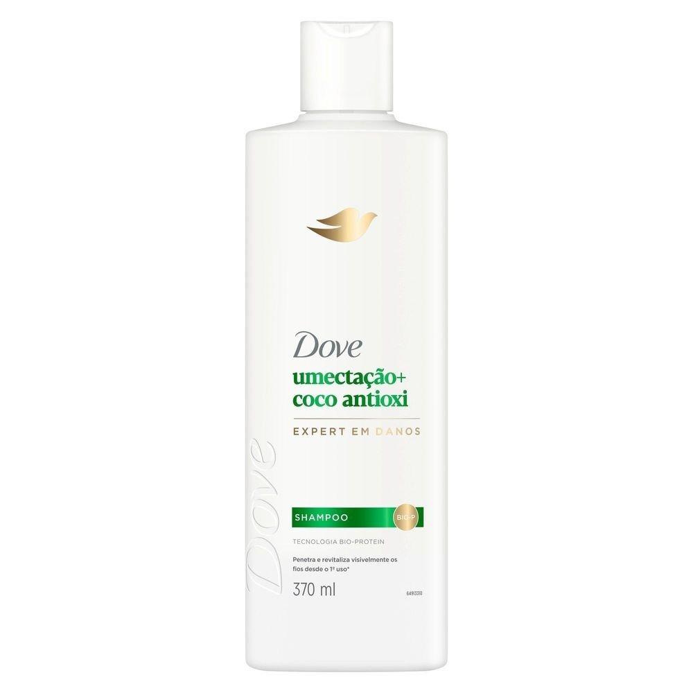 Shampoo Dove Umectação + Coco Antioxi Expert Em Danos 370ml - 2