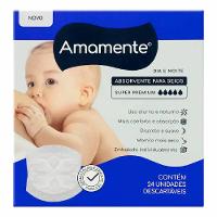 Absorvente Para Seios Amamente Super Premium Dia E Noite 24 Unidades - 1