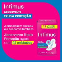 Absorvente Externo Intimus Tripla Proteção Seca Com Abas 42 Unidades - 2