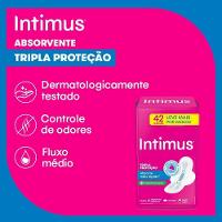 Absorvente Externo Intimus Tripla Proteção Seca Com Abas 42 Unidades - 3