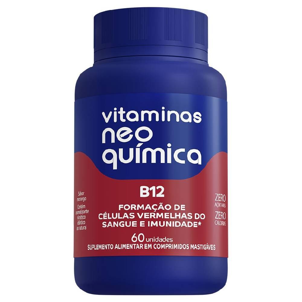 Vitamina B12 Neo Química 60 Comprimidos Mastigáveis - 1