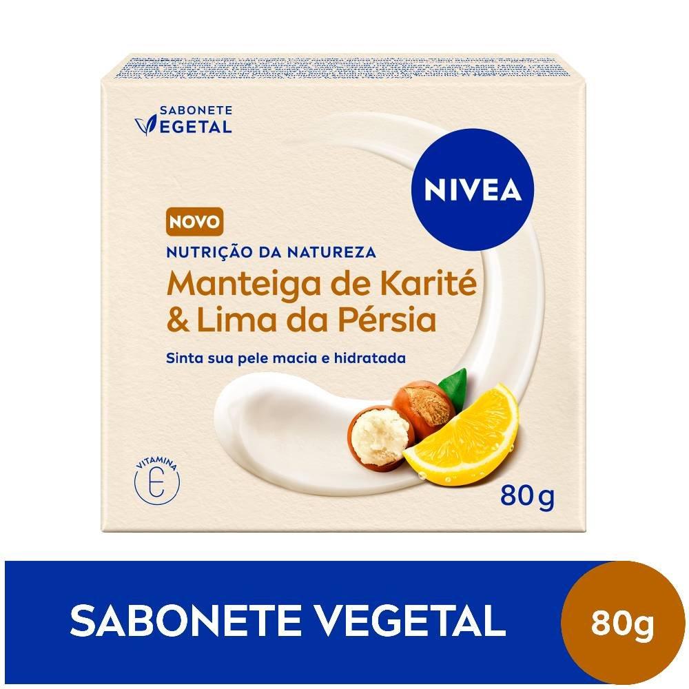 Sabonete Corporal Em Barra Vegetal Nivea Nutrição Da Natureza Manteiga De Karite Lima Da Pérsia 80g - 1