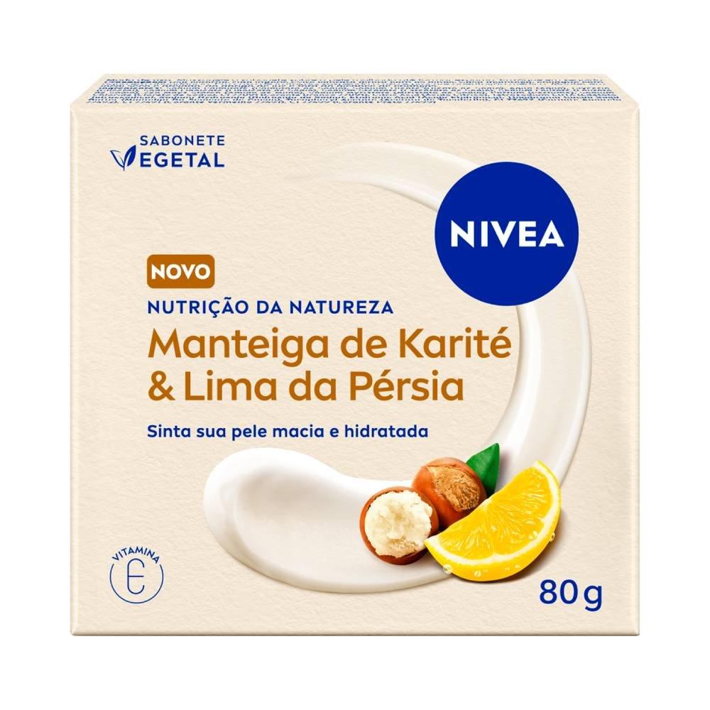 Sabonete Corporal Em Barra Vegetal Nivea Nutrição Da Natureza Manteiga De Karite Lima Da Pérsia 80g - 2
