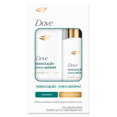 Kit Dove Umectação Shampoo 350ml + Condicionador 175ml
