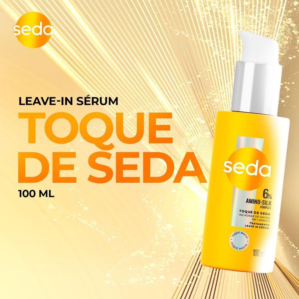 Leave-in E Sérum Capilar Seda Toque De Seda 100ml - 4