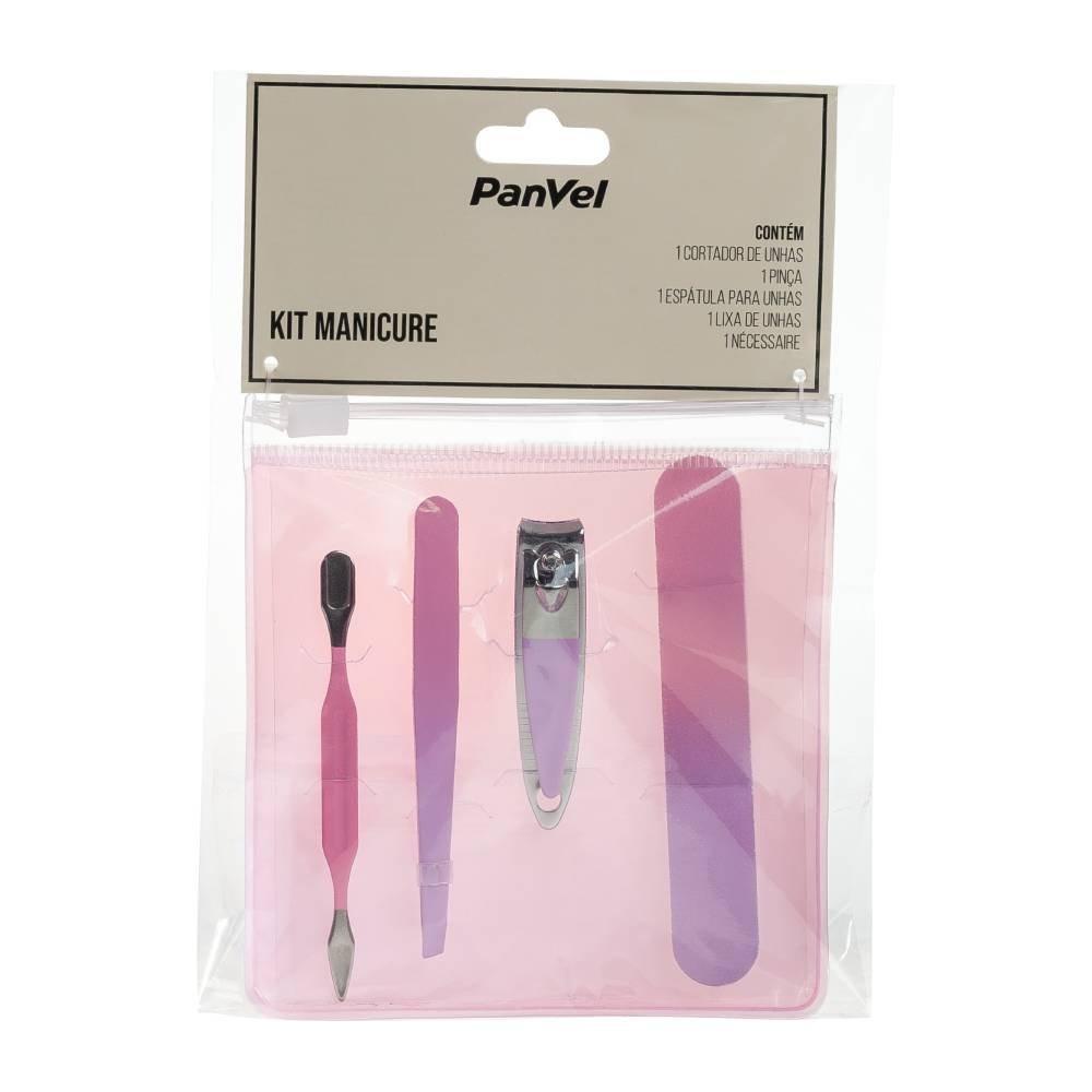 Kit Cutelaria Com 1 Cortador De Unhas + 1 Pinça + 1 Espátula Para Unhas E 1 Lixa De Unhas Panvel - 1