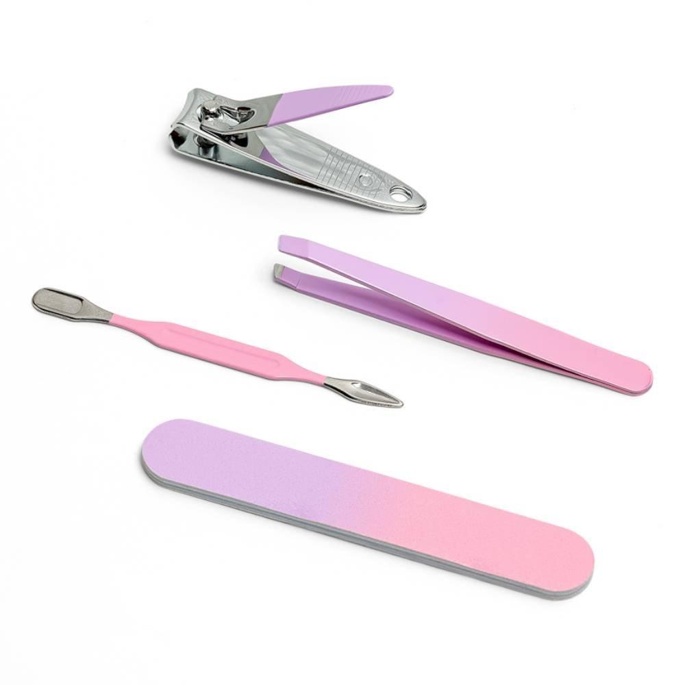 Kit Cutelaria Com 1 Cortador De Unhas + 1 Pinça + 1 Espátula Para Unhas E 1 Lixa De Unhas Panvel - 2