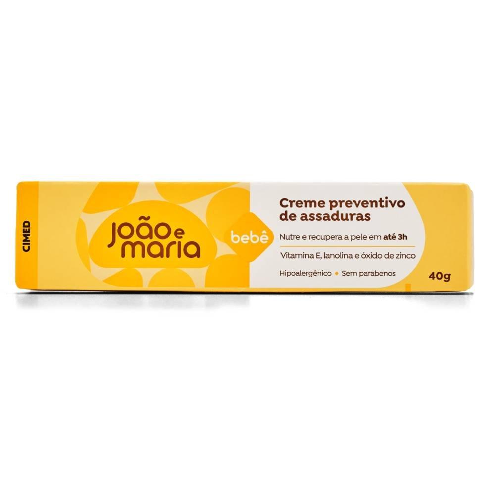 Creme Preventivo Para Assaduras João E Maria 40g - 1