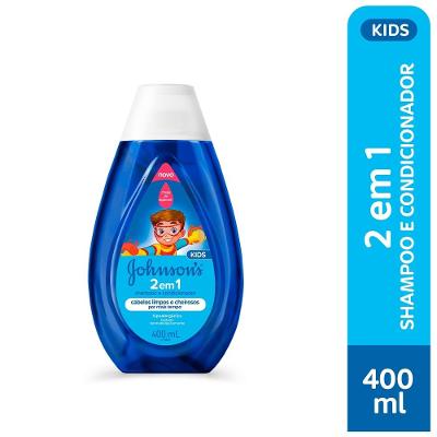 Shampoo E Condicionador Johnsons 2 Em 1 Kids 400ml