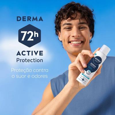  Desodorante Aerossol Nivea Men Derma Control Defende 150ml