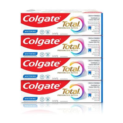 Kit Creme Dental Colgate Total Whitening 4 Unidades 90g Cada