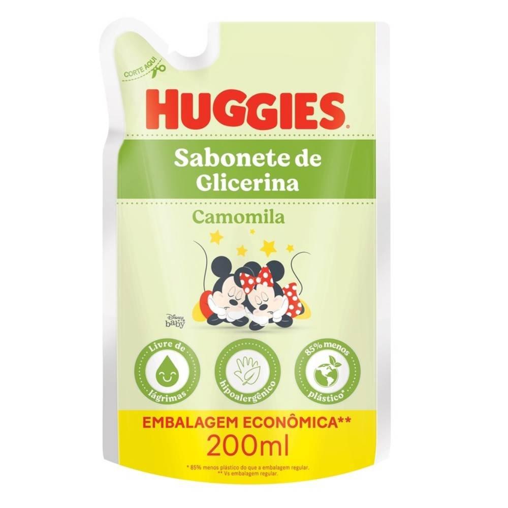 Sabonete Líquido Infantil Huggies Camomila Refil 200ml - 1