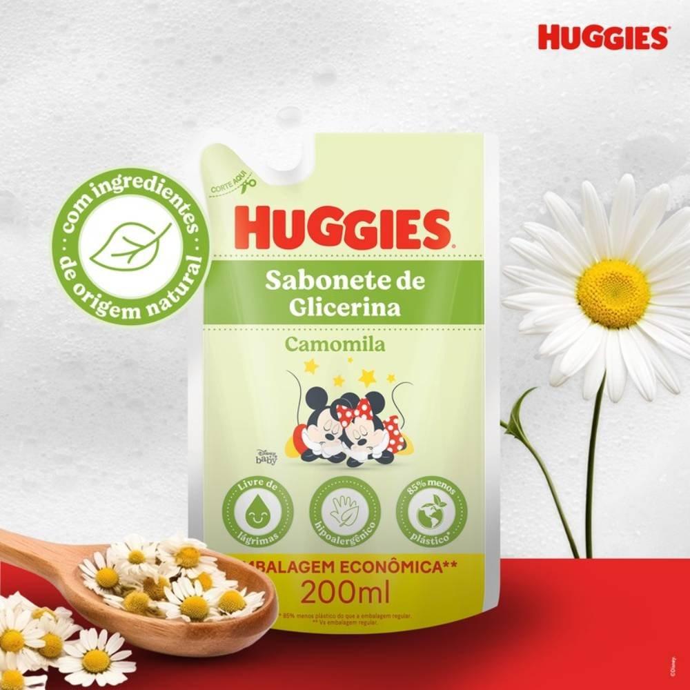 Sabonete Líquido Infantil Huggies Camomila Refil 200ml - 2
