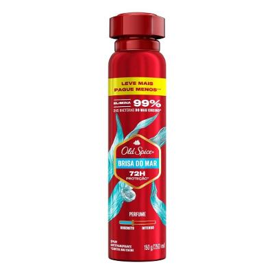 Desodorante Spray Antitranspirante Old Spice Brisa Do Mar 250ml