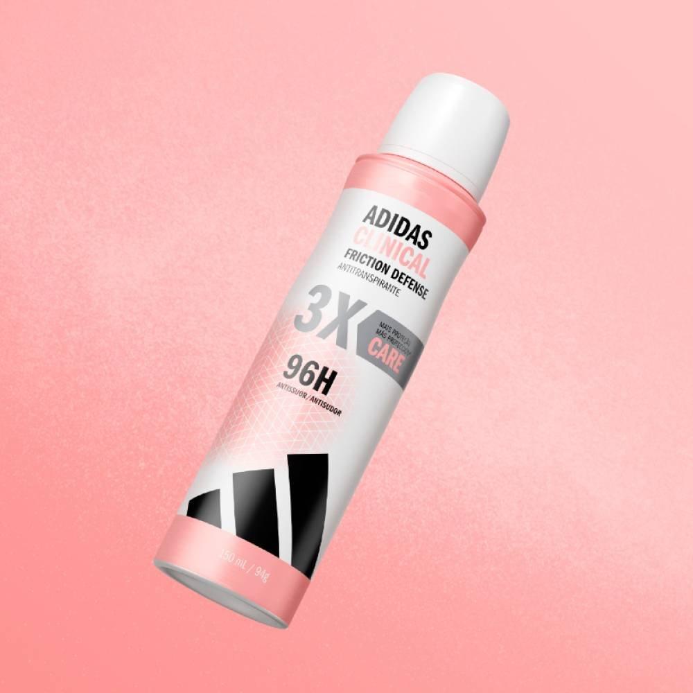 Desodorante Antitranspirante Aerossol Adidas Clinical Feminino Care 150ml - 2