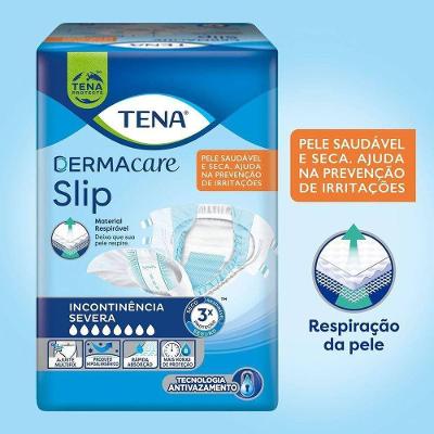 Fralda Geriátrica Tena Dermacare Slip M 48 Unidades