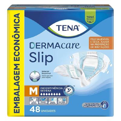 Fralda Geriátrica Tena Dermacare Slip M 48 Unidades