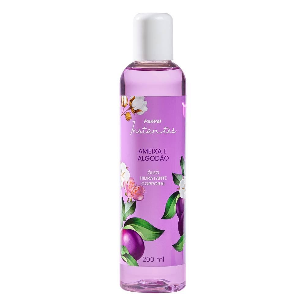 Óleo Hidratante Corporal Ameixa E Algodão Panvel Instantes 200ml - 1
