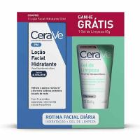Kit Cerave Loção Facial Hidratante Pele Normal A Seca 52ml + Gel De Limpeza 40g Grátis - 1