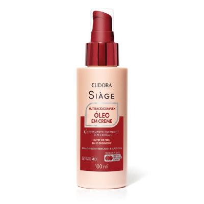 Óleo Capilar Em Creme Eudora Siàge Nutri Acid Complex 100ml