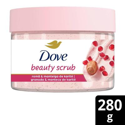 Sabonete Esfoliante Corporal Dove Beauty Scrub Romã E Manteiga De Karité 280g