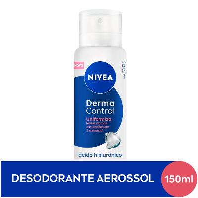 Desodorante Aerosol Nivea Derma Control Feminino Uniformiza 150ml