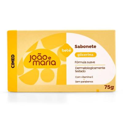 Sabonete Em Barra Para Bebê João E Maria Glicerina 75g