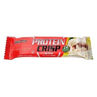 Barra De Proteína Protein Crisp Bar Leite Em Pó Com Creme De Avelã 45g