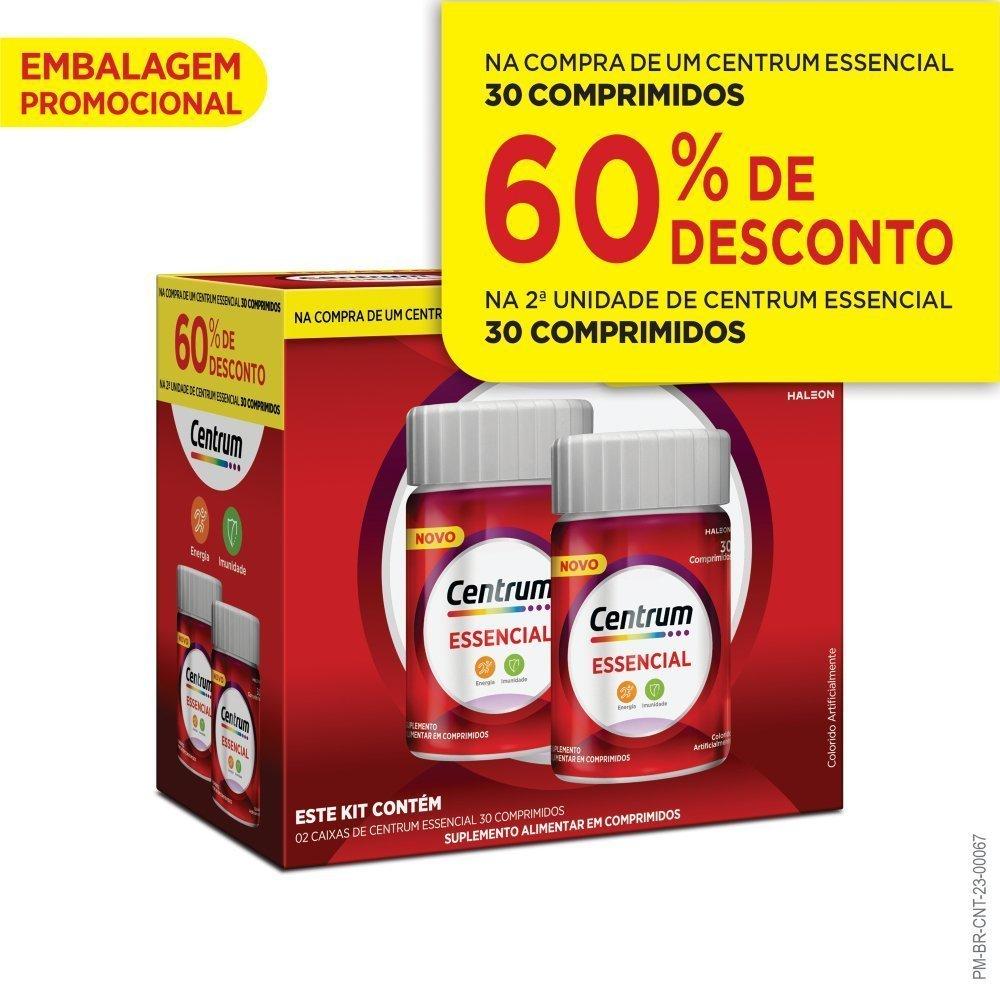 Kit Centrum Essencial Multivitamínico Adulto Energia E Imunidade 60 Comprimidos - 2