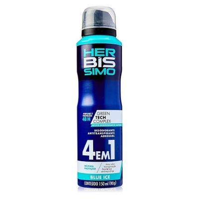Desodorante Aerosol Herbíssimo Blue Ice 150ml